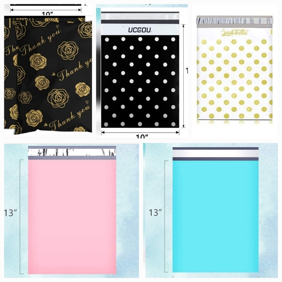 Poly Mailers Accessories - 20  10x13 Inch Poly Mailers  Shipping Bags